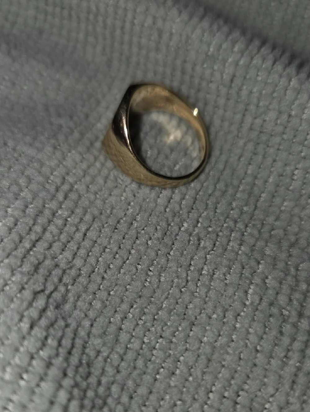 14K Tiffany & Co. Gold Monogram Signet Pinky Ring From The 1940s
